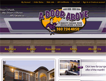 Tablet Screenshot of adoorabove.com